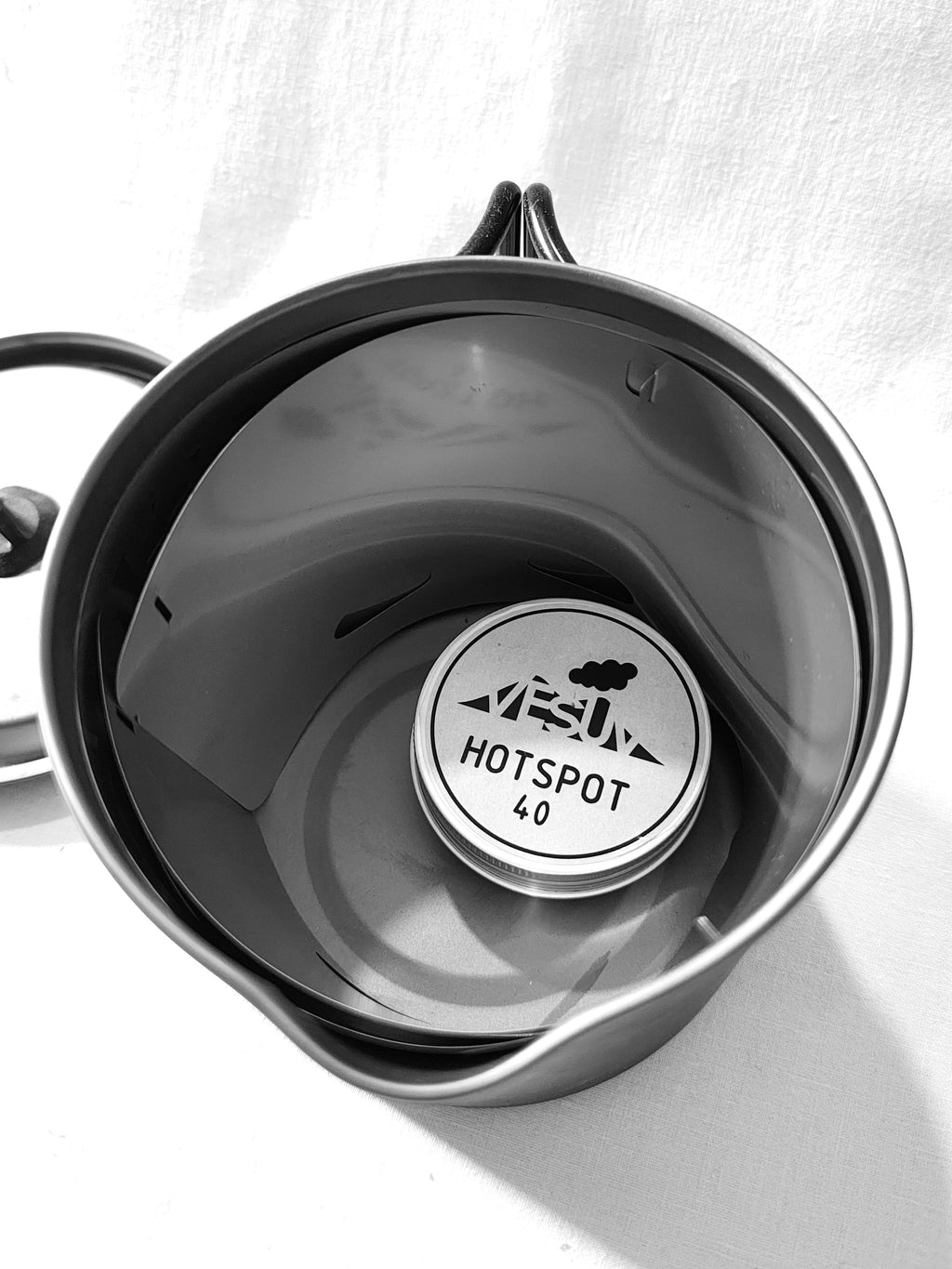 Vesuv Outdoors - Titanium Windshield for MSR Titan Kettle 900ml