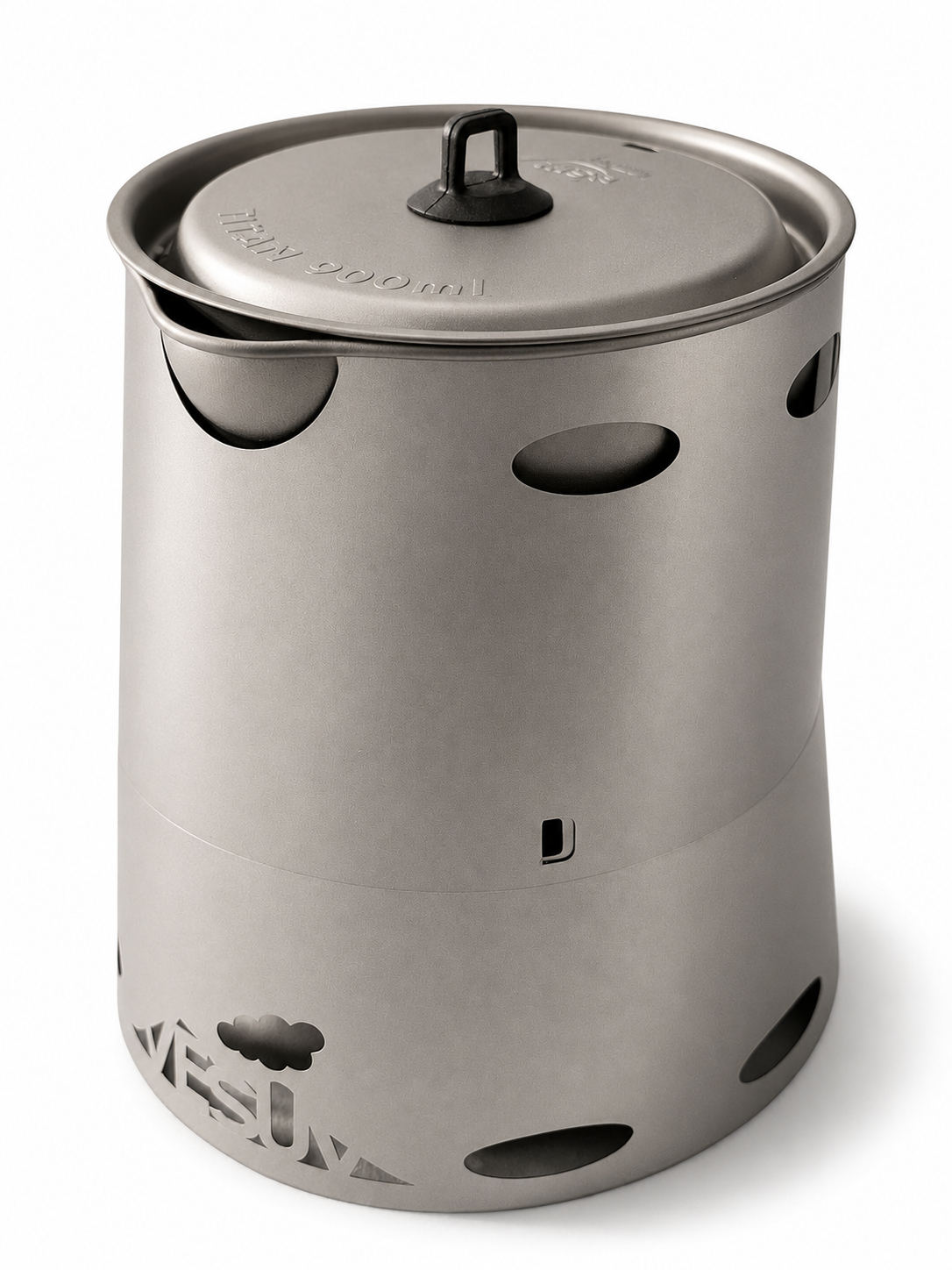 Vesuv Outdoors - Titanium Windshield for MSR Titan Kettle 900ml