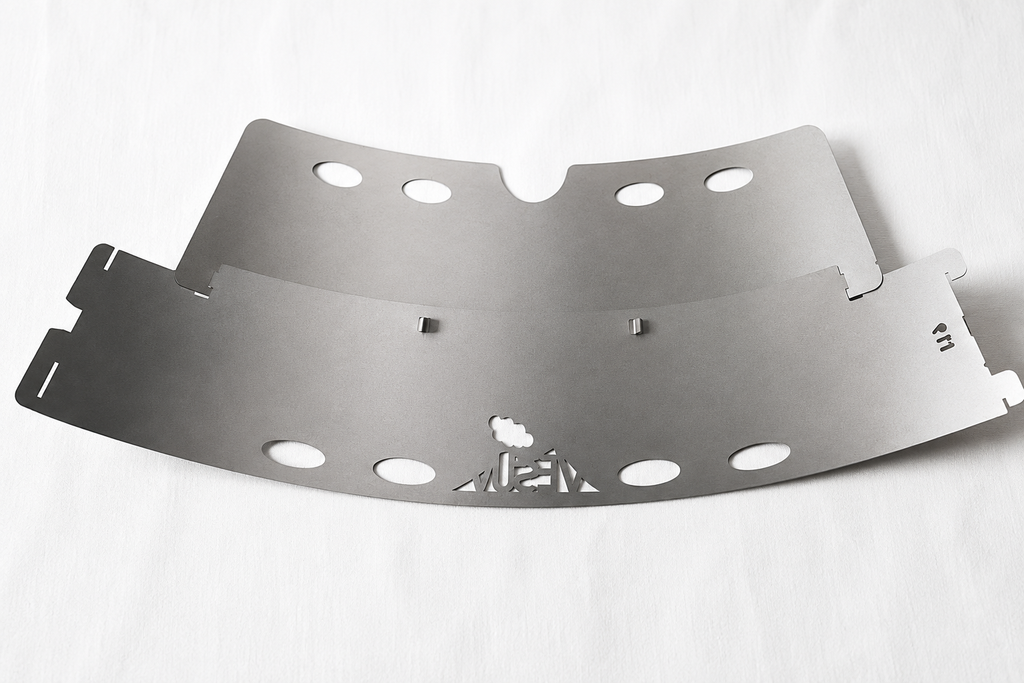 Vesuv Outdoors - Titanium Windshield for MSR Titan Kettle 900ml