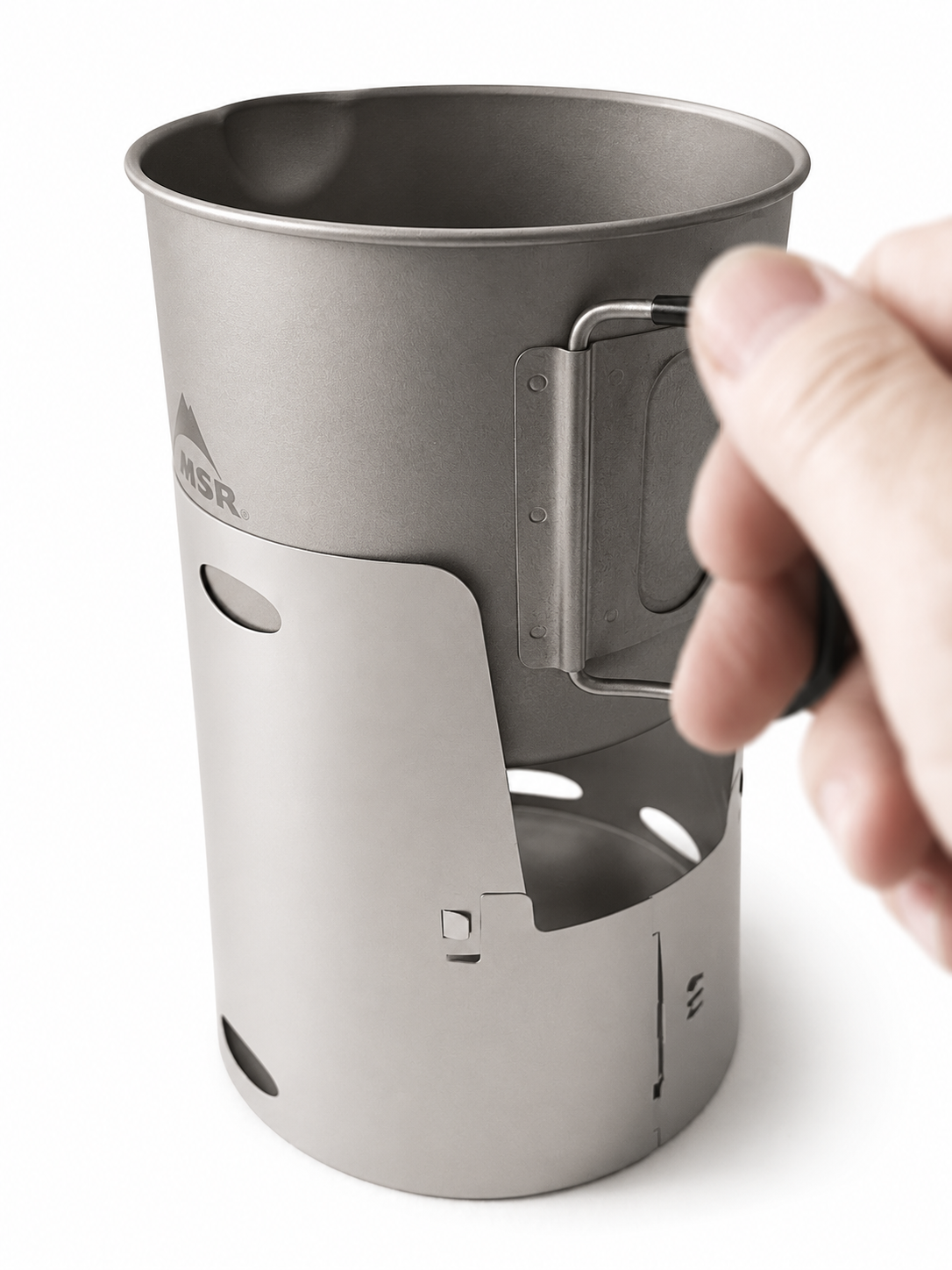 Vesuv Outdoors - Titanium Windshield for MSR Titan Kettle 900ml